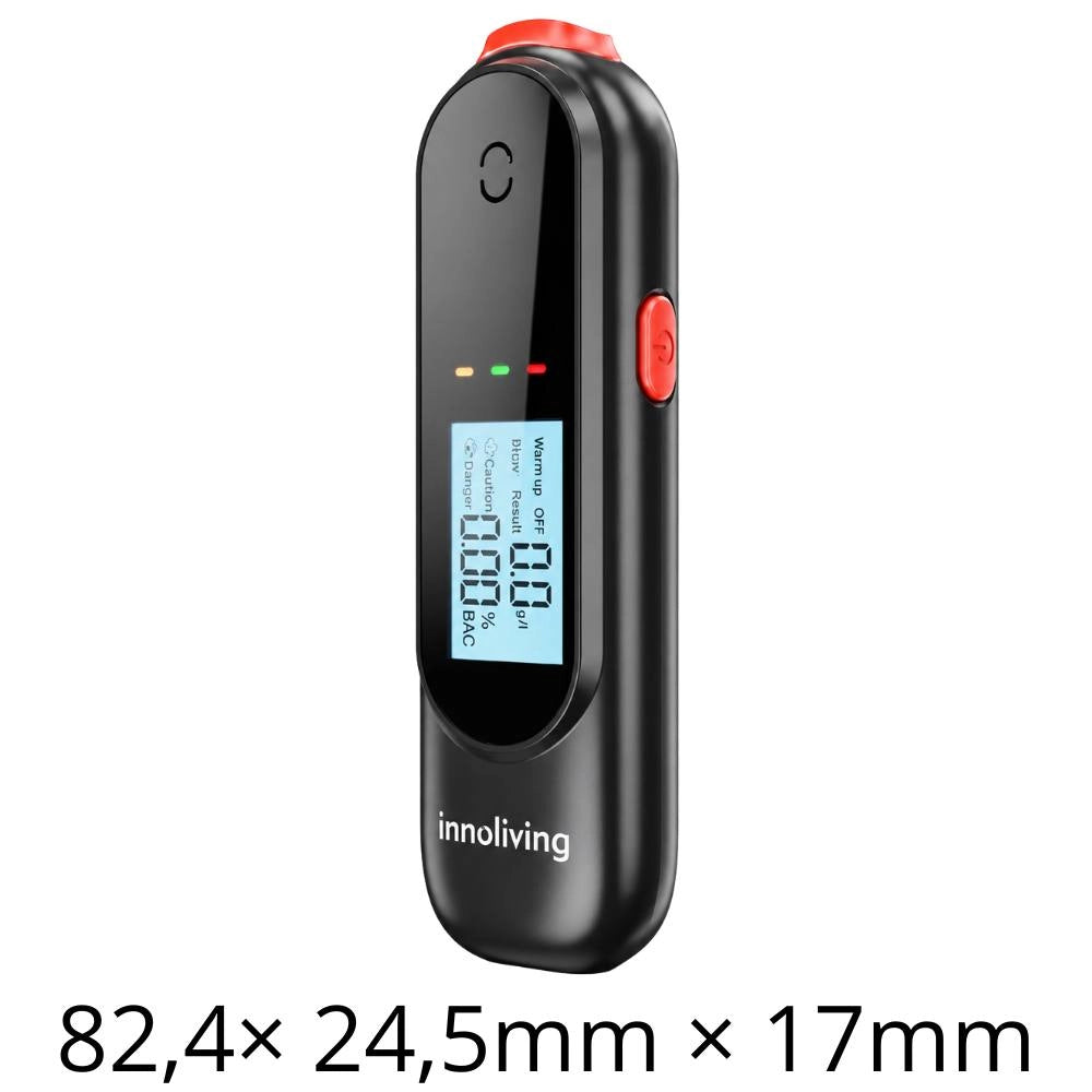 Alcool tester tascabile ricaricabile con indicatori led