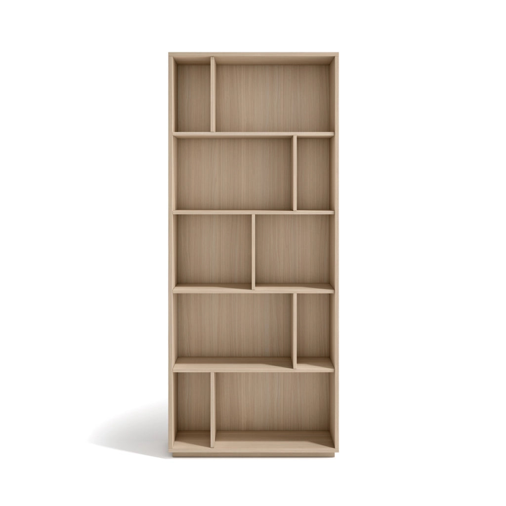 Libreria Herdasa effetto noce chiaro 191x80x32