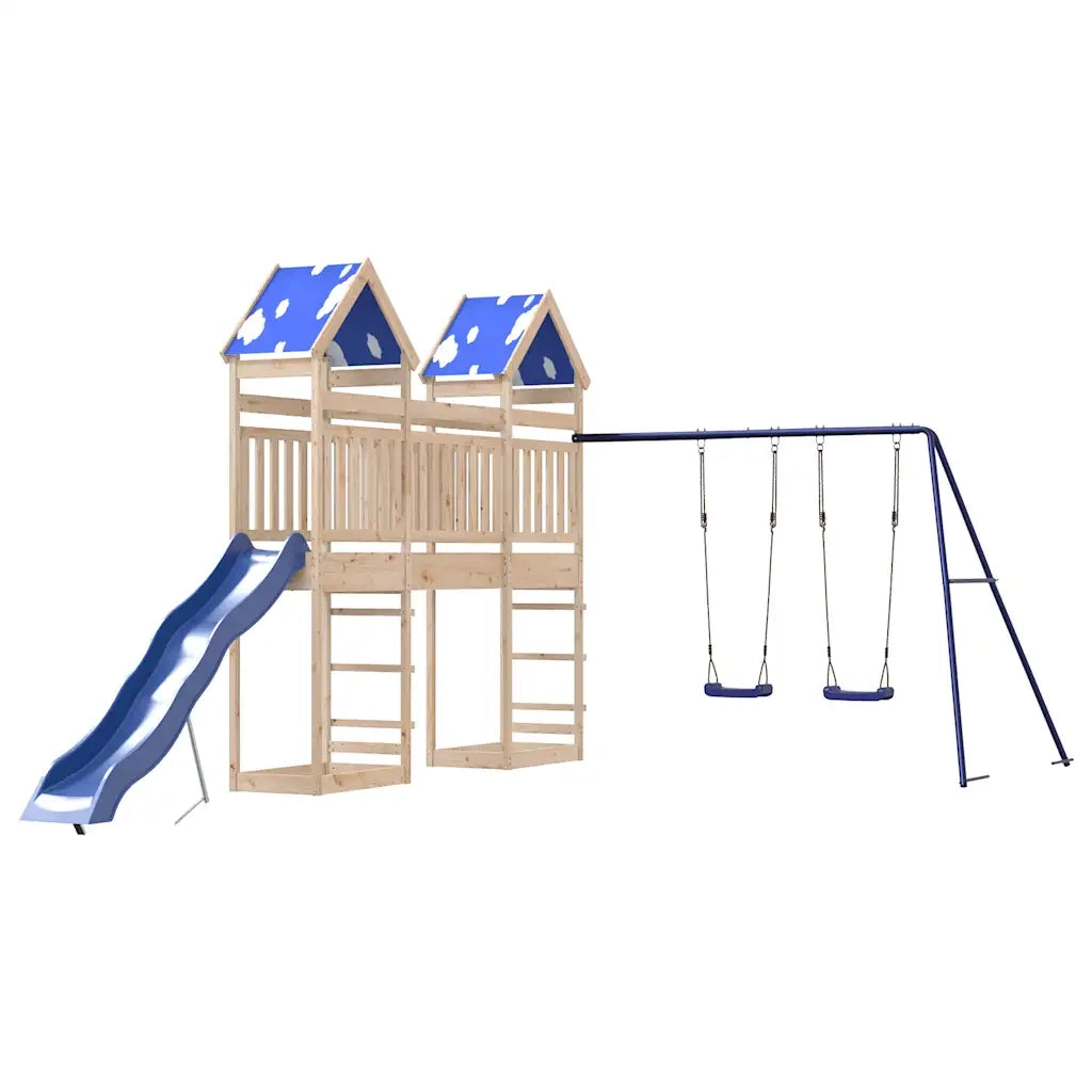 Set da Gioco da Esterno in Legno Massello di Pino 3279040