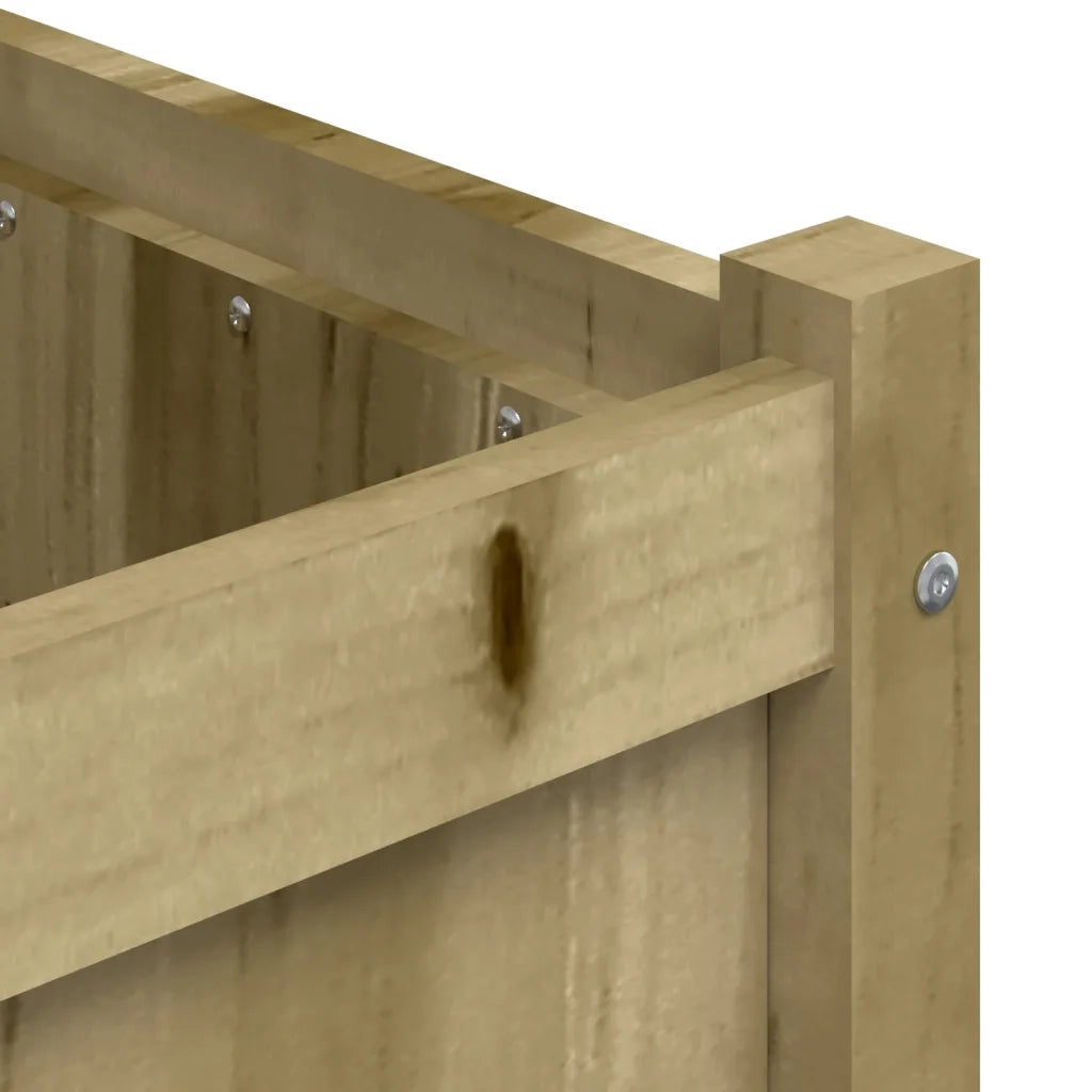 Fioriera da Giardino-Vaso da Esterno 90x50x70 cm in Legno di Pino Impregnato