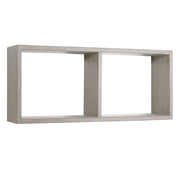 Mensola da Muro In Legno Di Design Modello MORGANA, Misure 15.5 x 70 x 30 cm. Finitura  ROV. GRIGIO - MADE IN ITALY