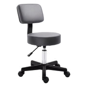 Sgabello ergonomico regolabile in altezza girevole 360¡ã ¨C zephmum ¨C Grigio, tessuto sintetico