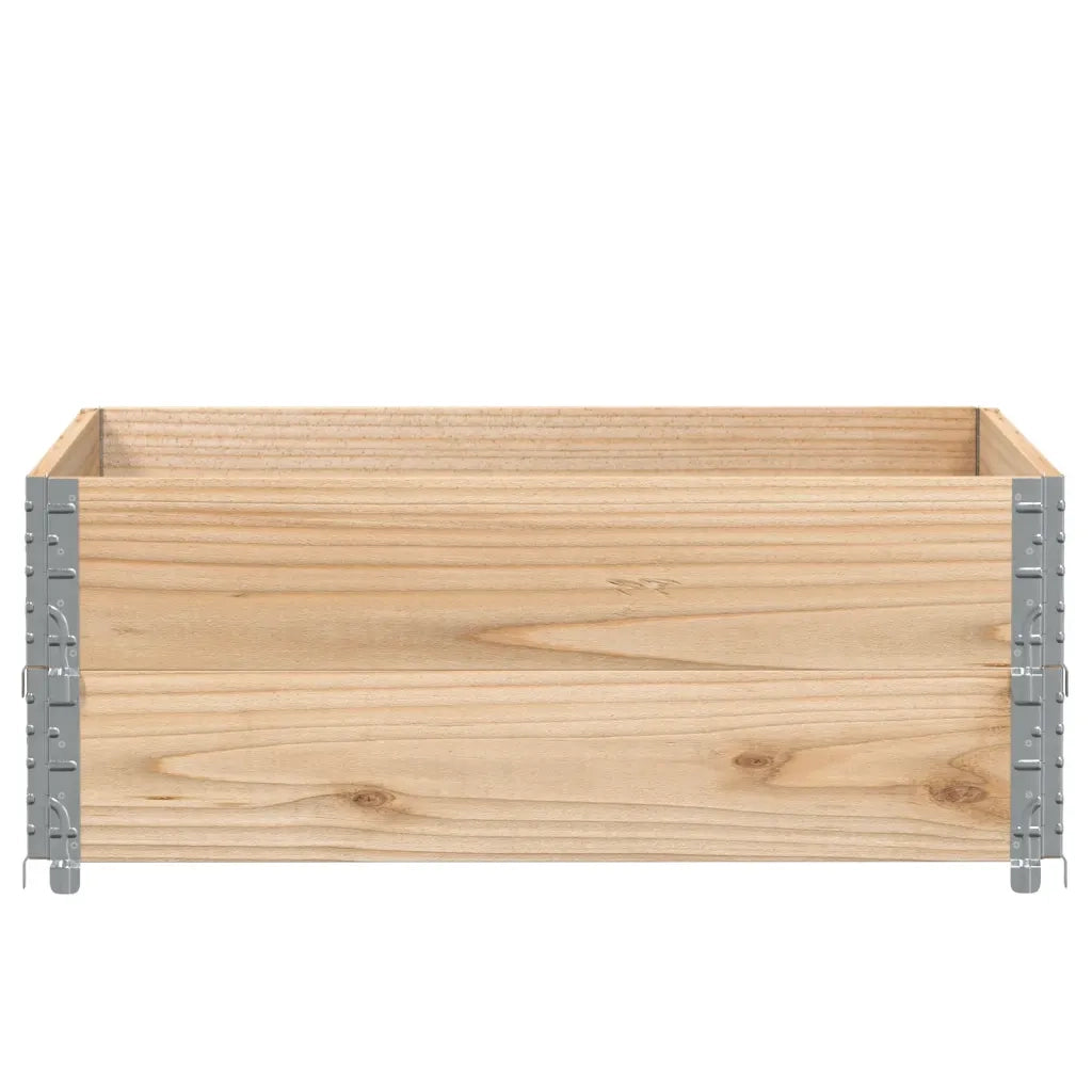 Paretali per Pallet 2 pz 100x100 cm in Legno Massello di Pino 4010289