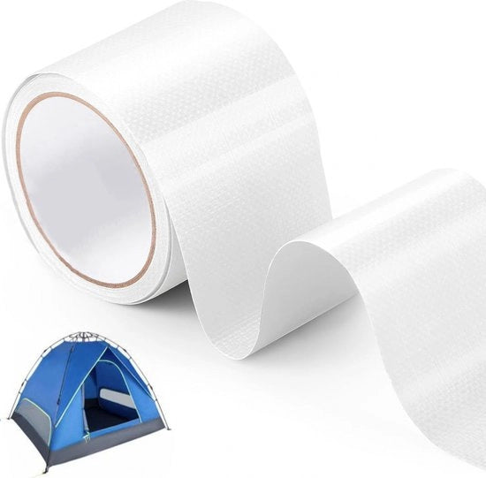 Tape di riparazione - nastro adesivo impermeabile per ombrellone - 8cm x 2M - trasparente
