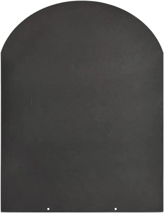 Pedana salvapavimento per stufe a legna e pellet in acciaio 80x60