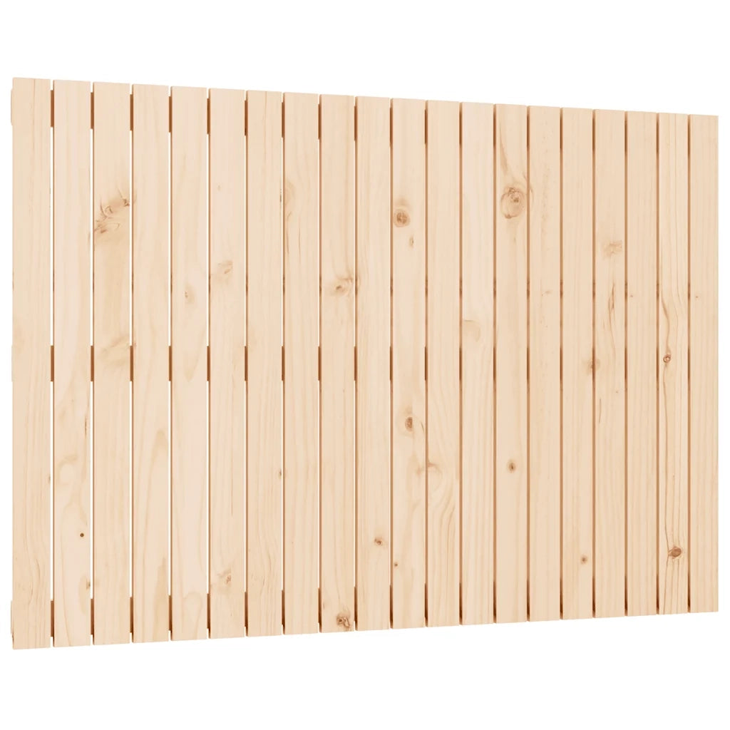 Testiera | Testata da Parete 127,5x3x90 cm in Legno Massello di Pino