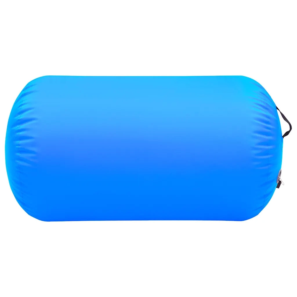 Rullo da Ginnastica Gonfiabile con Pompa 100x60 cm in PVC Blu CFW4288713