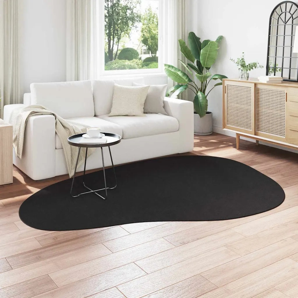 Tappeti per area HUARTE Nero 160 x 230 cm Poliestere 4103800