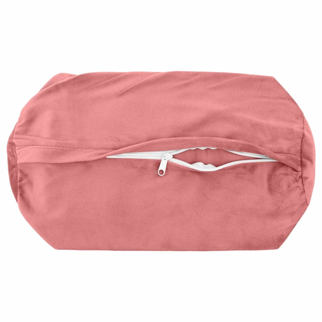 Cuscino con cuscino HEERLEN 2 pz Rosa Velluto 929993