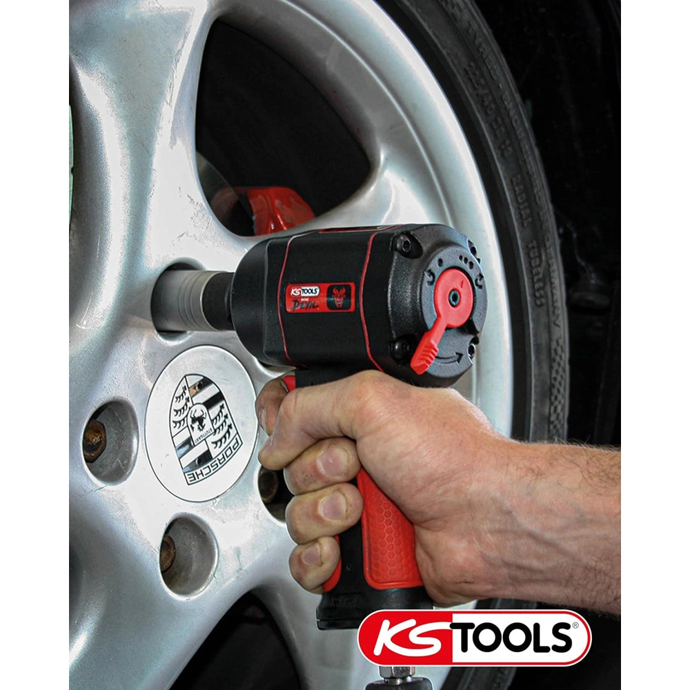 AVVITATORE PNEUMATICO PISTOLA PNEUMATICA A IMPULSI 1/2″ 1084Nm MINIDEVIL KS TOOLS