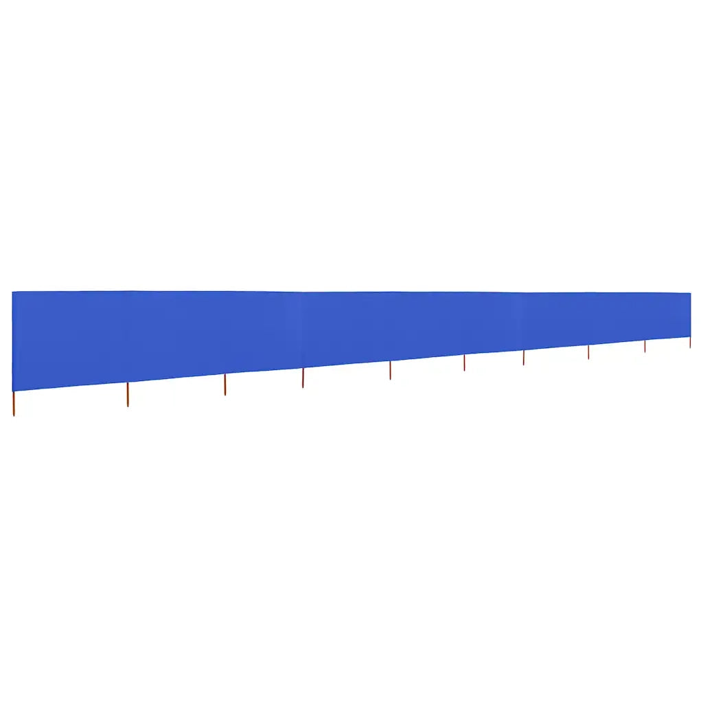 Paravento a 9 Pannelli in Tessuto 1200x160 cm Azzurro CFW1921741