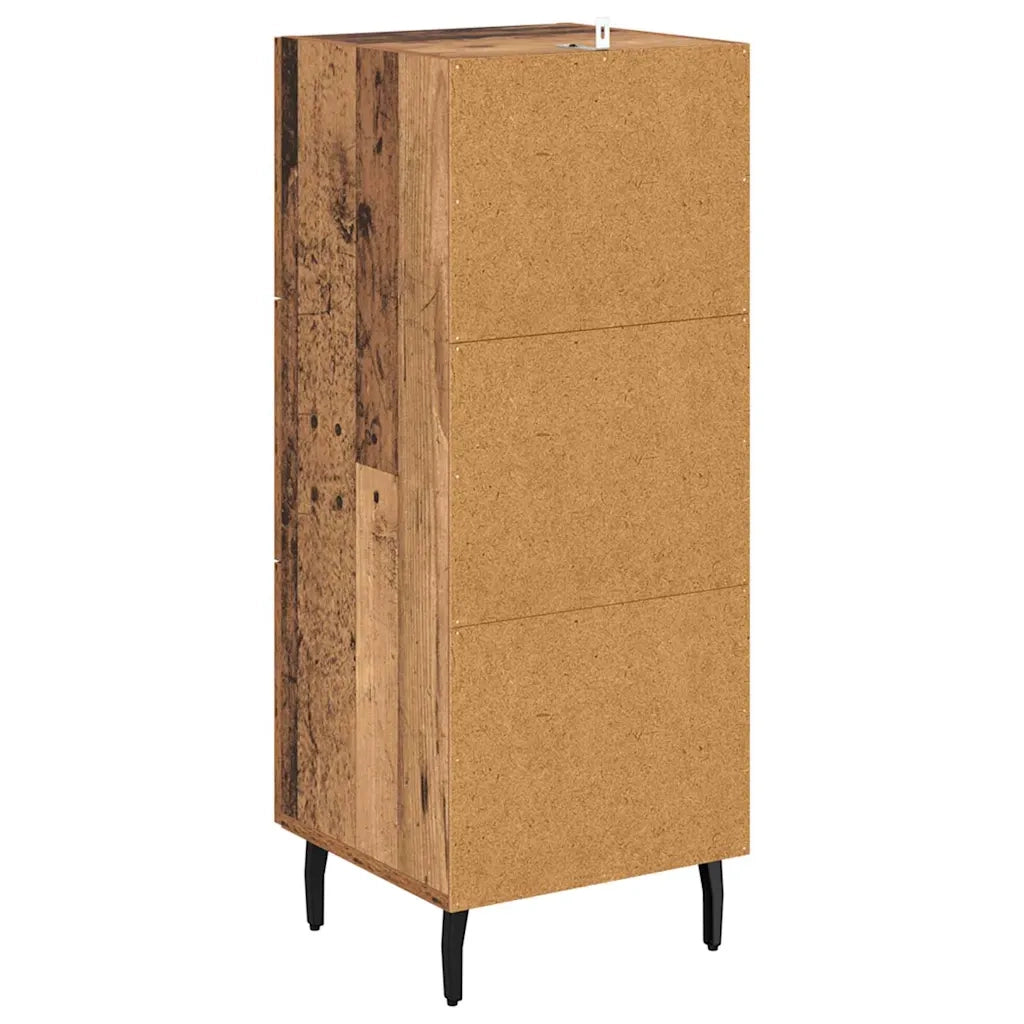 Credenza-Buffet-Armadio da cucina Legno vecchio 34 x 34,5 x 90 cm Legno multistrato 385001