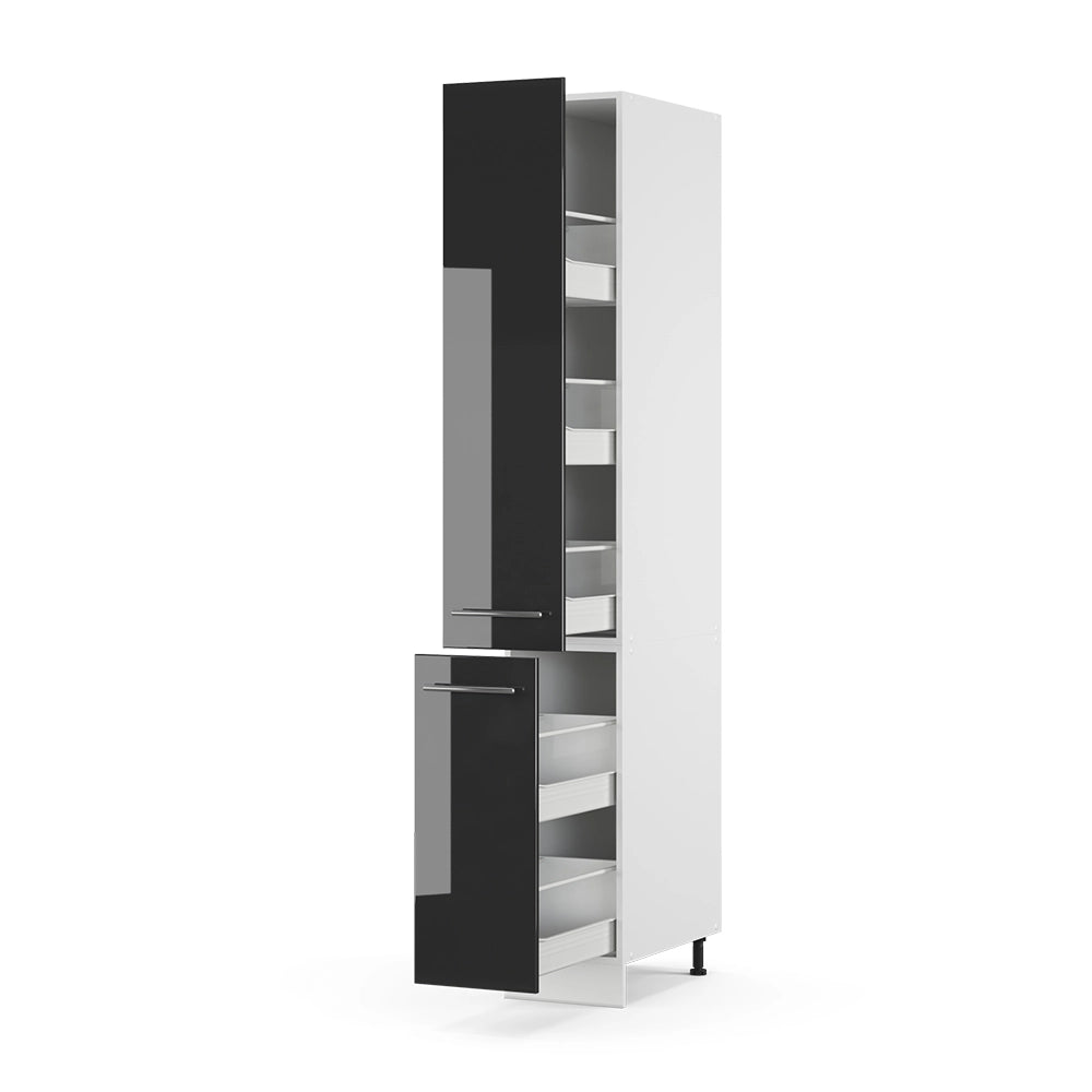 Vicco Armadio da farmacia Antracite lucido 30 cm
