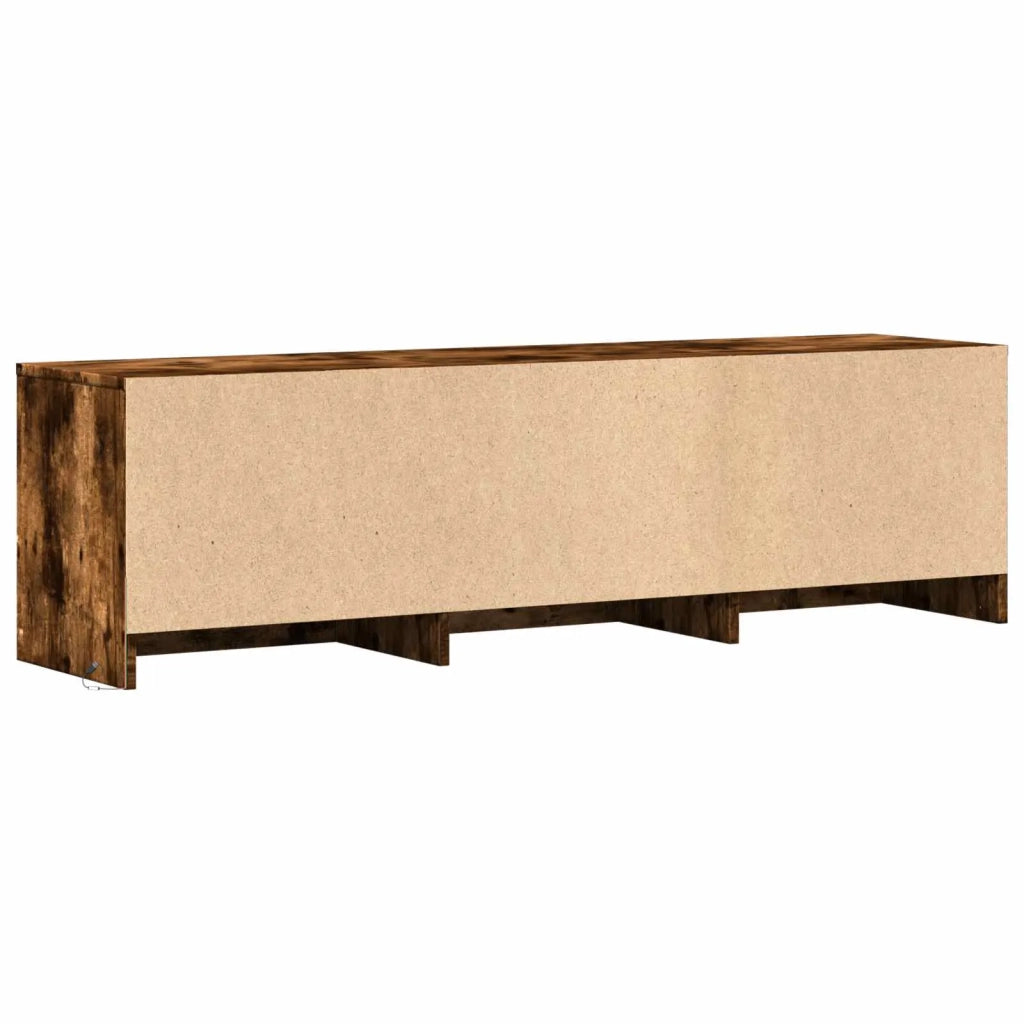 Mobile TV con LED con LED Quercia Affumicata 140 x 34 x 40 cm 3418703