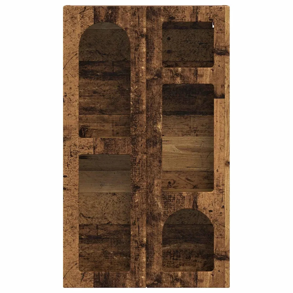 Armadio pensile con lo scaffale Legno vecchio 59 x 20 x 100 cm