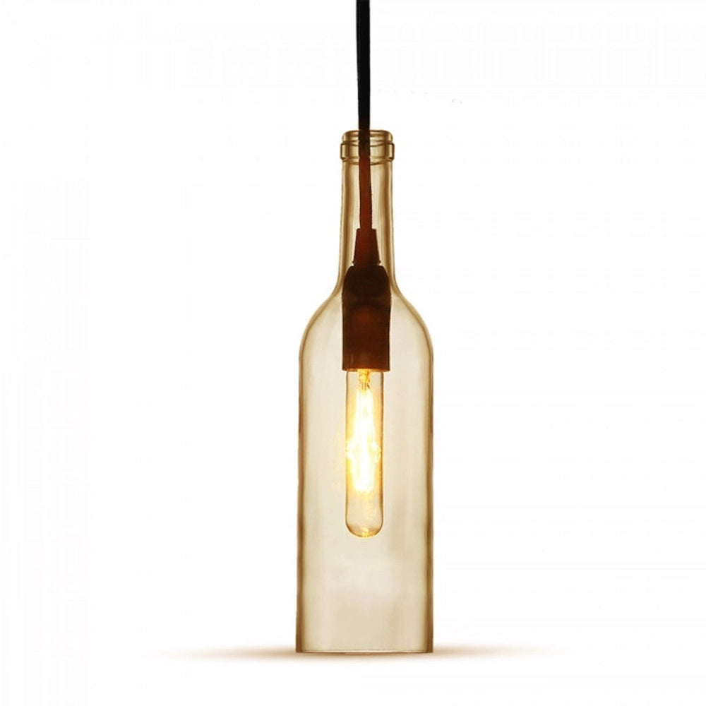 Trade Shop - Illuminazione V-tac Led Lampadario Portalampada Bottiglia Pendente E14 Colorato -