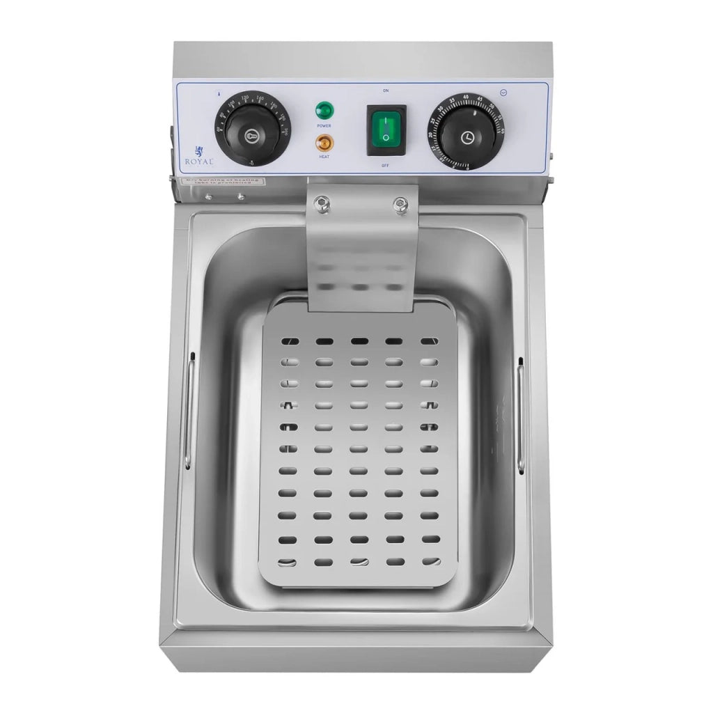 Friggitrice elettrica professionale per ristoranti 1 x 10 litri timer 14_0001775