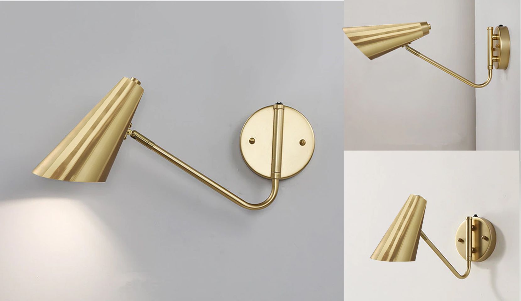 Lampada Da Parete APP1138-1W Gold