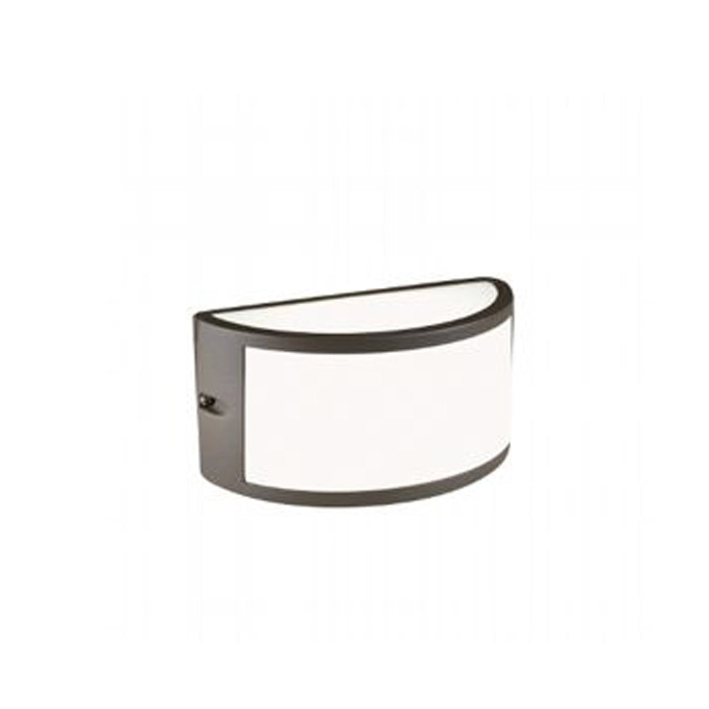 Applique Da Esterno Contemporanea Bia Alluminio Caffè 1 Luce E27
