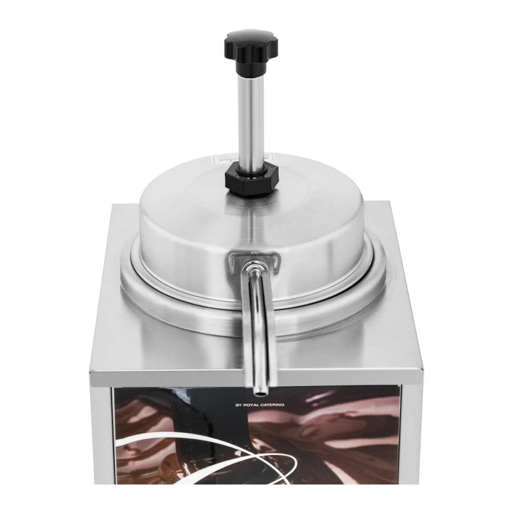 Distributore di salse - Formaggio Nacho - Cioccolato - Acciaio inox 4,5 litri 14_0000147