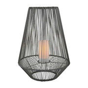 LÚZETE - LANTERNA SOLARE SMD LED 2 W 51 CM NERO RIVER