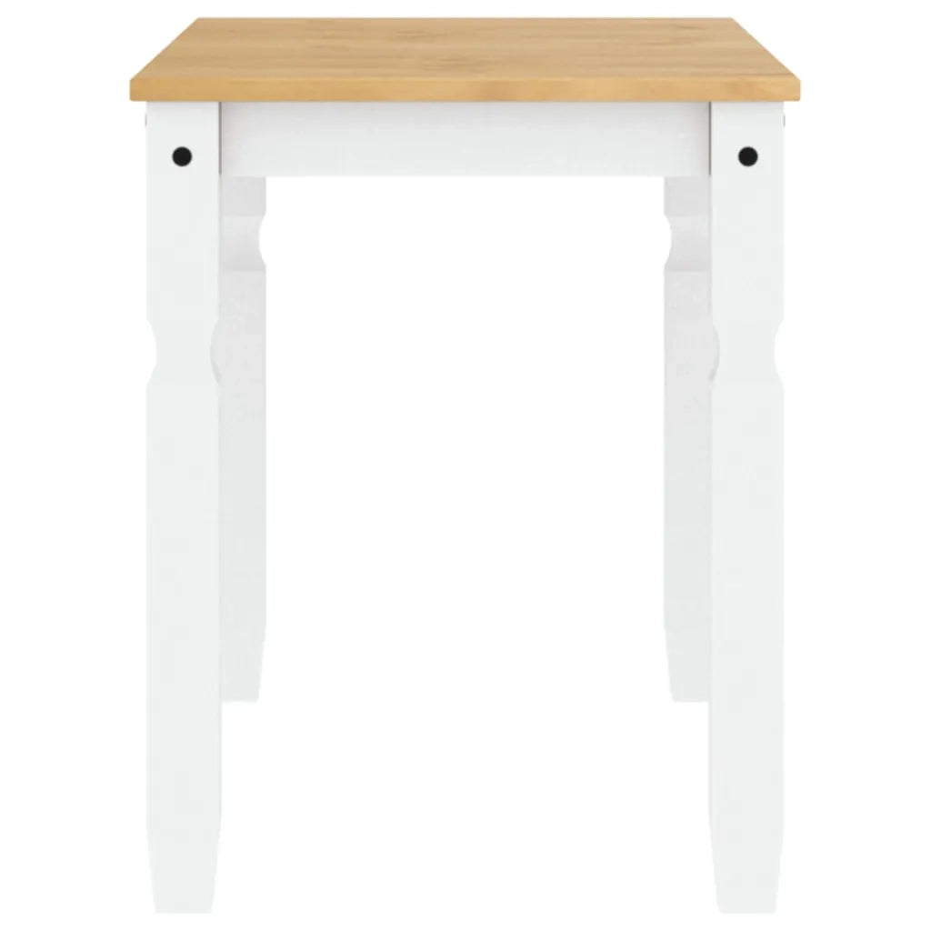 Tavolo da Pranzo Corona 112x60x75 cm in Legno Massello di Pino