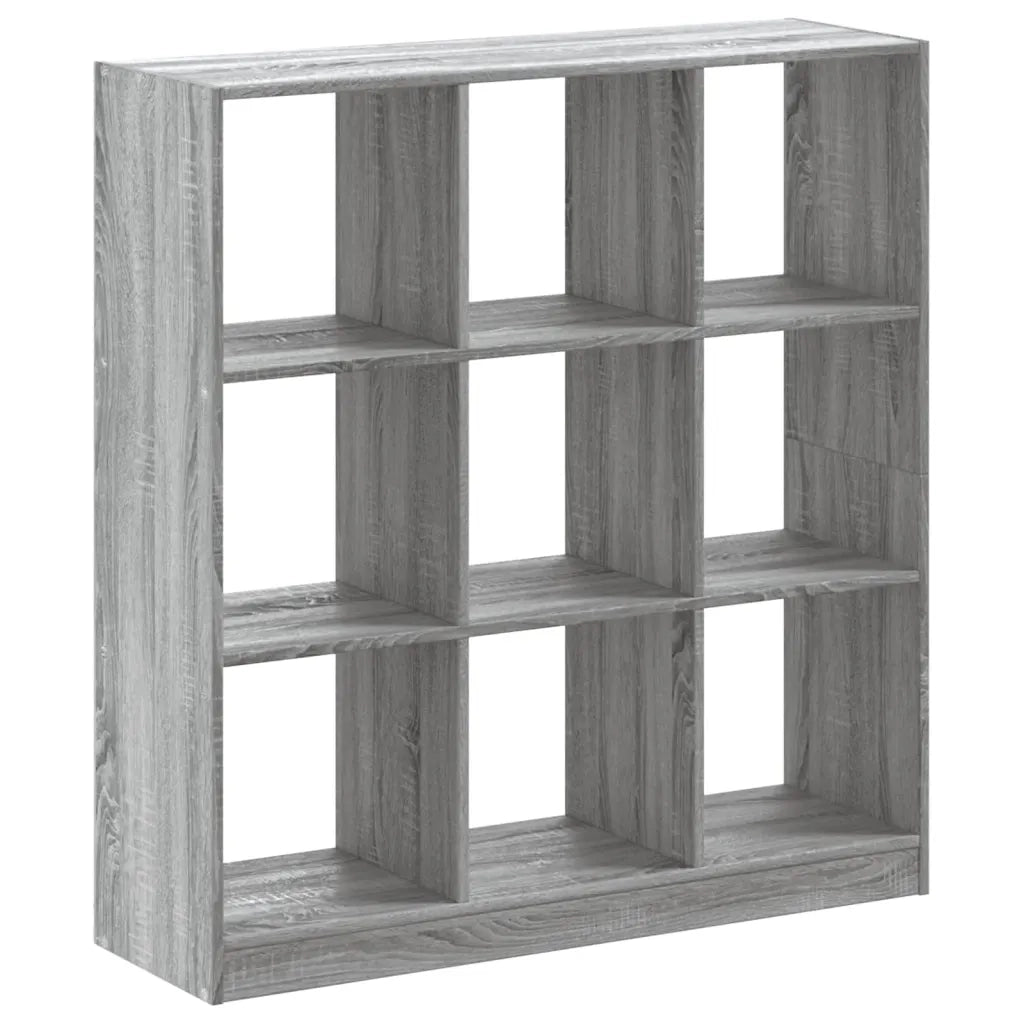 vidaXL Libreria Grigio Sonoma 102x32x108 cm in Legno Multistrato
