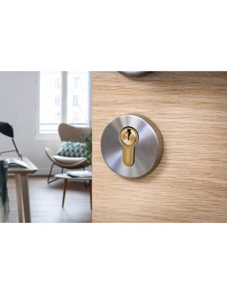 Cilindro europeo SA 30 x 65 mm finitura ottone, 3 chiavi – THIRARD