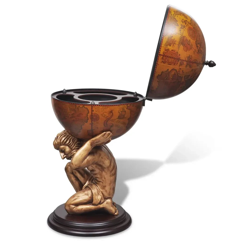 Bar a Globo Portabottiglie Vino Design Atlas 42x42x85 cm CFW8186433