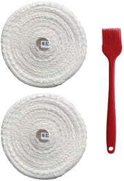 Rete di cottura a due pezzi - Rete per carne/Prodotto cotto - Rete per griglia/Griglia - Rete in cotone - Lunghezza 3 m - Resistente a temperature fino a 220 °C