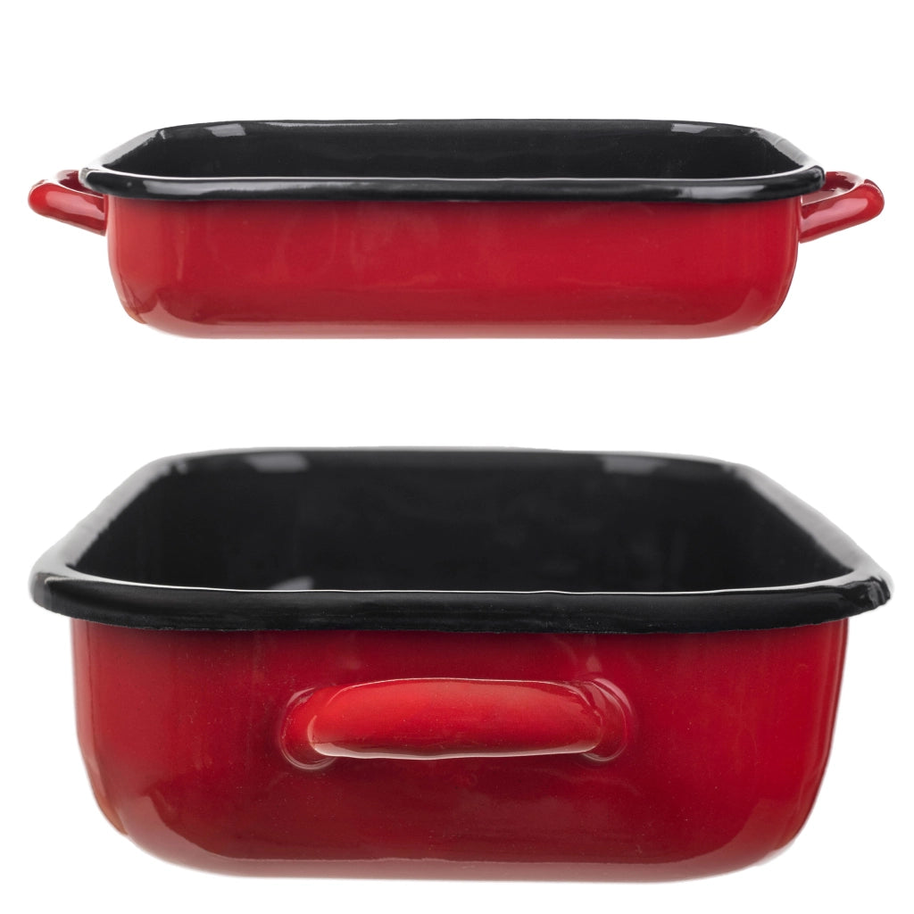 Teglia da forno a induzione smaltata a gas KADAX grande 41 cm 3,4 L