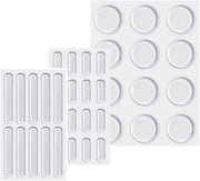 Piedini in gomma trasparenti - Adesivi autoadesivi - Dampening anti vibrazioni - 38 pezzi - Pads antiscivolo - Adatti per mobili - Silicone