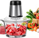 Tritatutto da Cucina Elettrico 500W – Frullatore con 4 Lame in Acciaio Inox, Robot da Cucina Multifunzione con Contenitore in Vetro 3L, Tritacarne e Verdure, Doppia Velocità