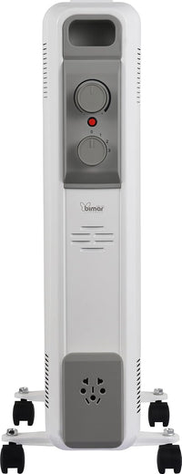 Bimar HO429 Termosifone Elettrico, Radiatore ad Olio a Basso Consumo, Calorifero con 9 Elementi e 5 Canali di Circolazione