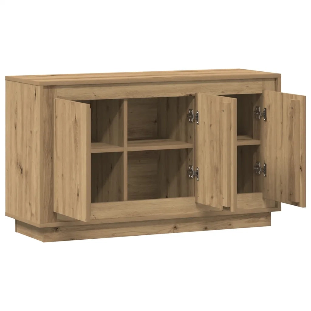 vidaXL Credenza Rovere Artigianale 102x35x55 cm in Legno Multistrato
