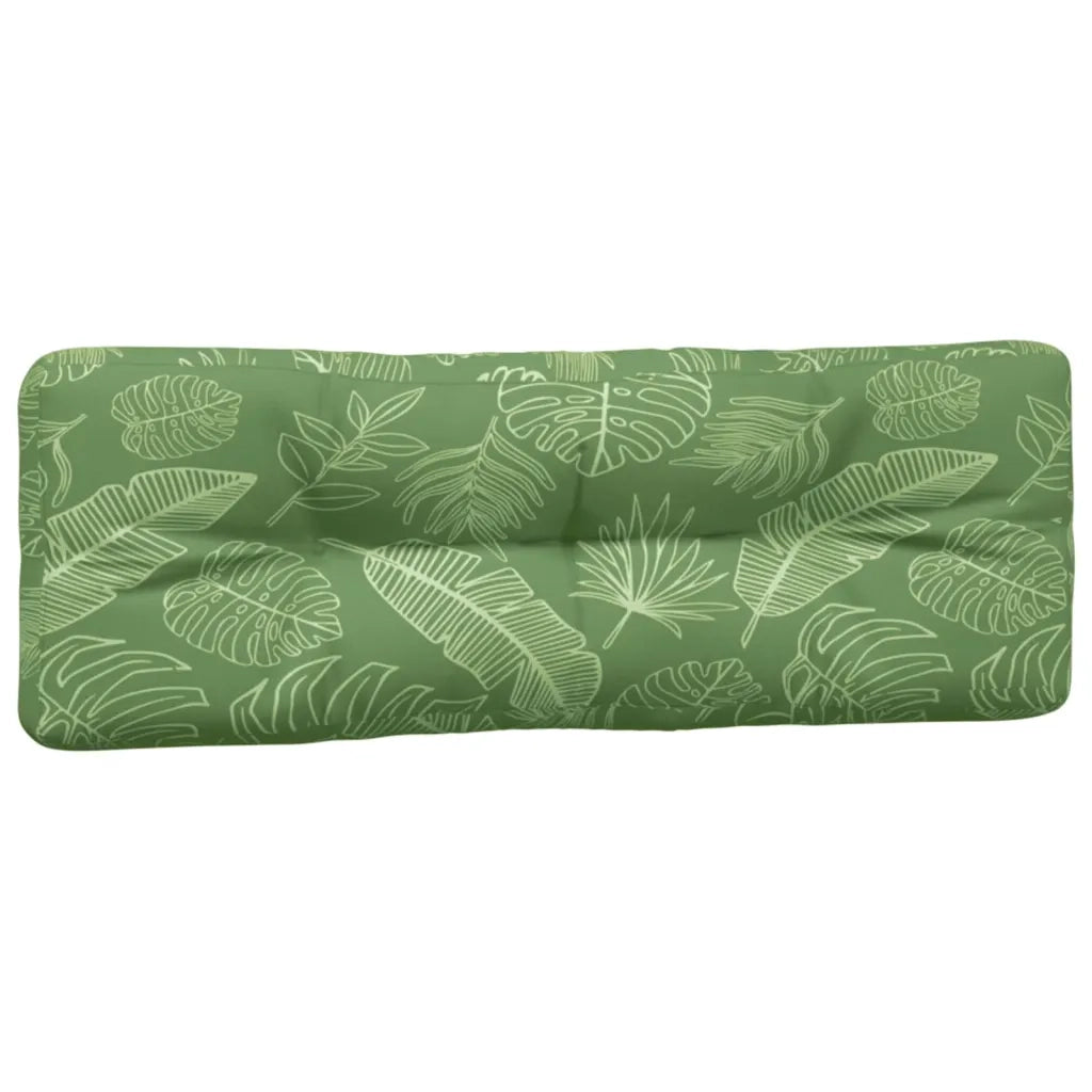 Cuscini per Pallet 2 pz Motivo a Foglie Tessuto 360752
