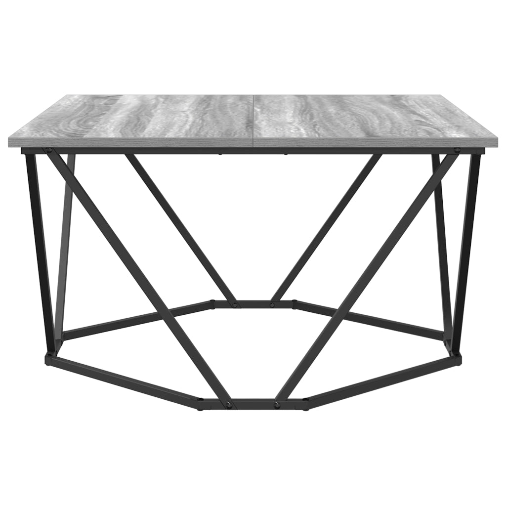 Tavolino da caffÃ¨ Grigio Sonoma 80x80x45 cm Legno ingegnerizzato
