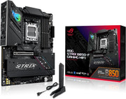 ROG Strix B850-F Gaming WiFi, Scheda Madre AMD ATX, 16+2+2 Fasi di Alimentazione, Slot DDR5, PCIe 5.0 con Slot Q-Release, 4 slot M.2, WiFi 7 con WiFi Q-Antenna, AI Advisor, AI Networking II
