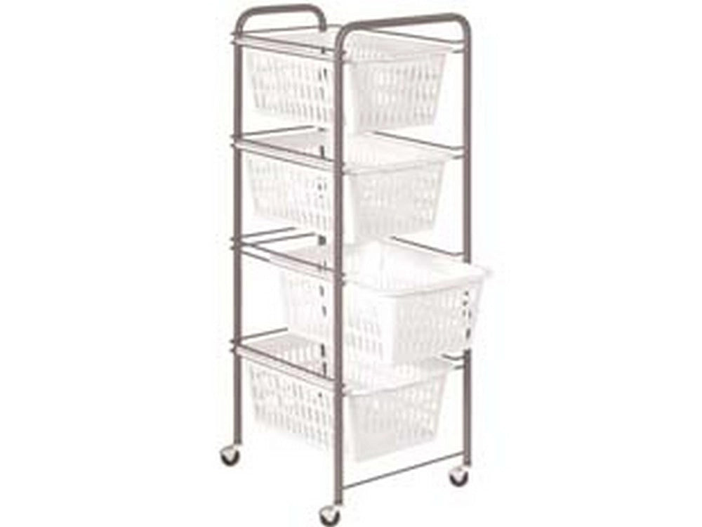 1pz carrello siena 4 piani - cm.32x38x86h. cod:ferx.fer323857