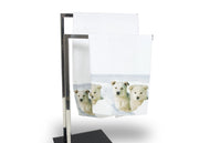 Set Asciugamani E Teli Bagno In Stampa Digitale Linea Natural Life Dis. Cane 20 - Telo Bagno - Cane