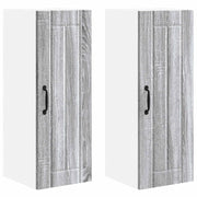 Pensile da cucina | Armadietto a muro LUCCA 2 pz Grigio Sonoma 30 x 31 x 80 cm