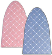Manopole a vapore da stiratura a due pezzi rosse e blu, guanti a vapore per stiratura con anello per dito, accessori per stiratore a vapore, idonei per abbigliamento.
