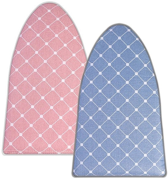 Manopole a vapore da stiratura a due pezzi rosse e blu, guanti a vapore per stiratura con anello per dito, accessori per stiratore a vapore, idonei per abbigliamento.