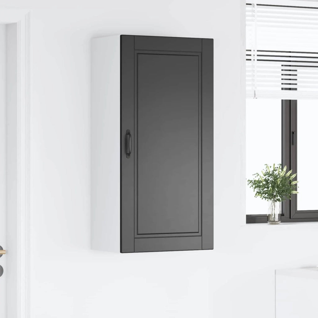 Armadietto a muro PORTO Nero 50 x 31 x 100 cm Legno multistrato