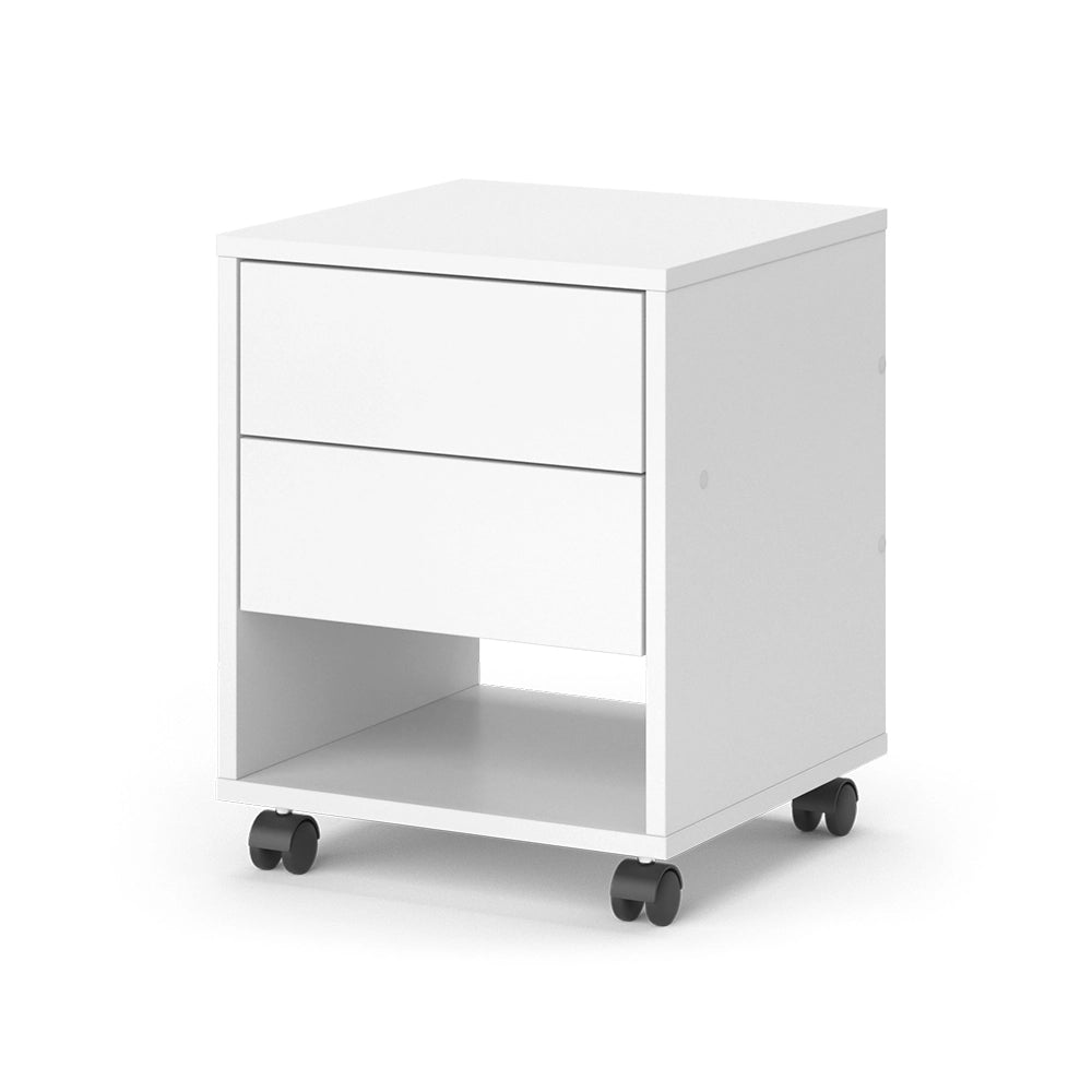 Vicco Contenitore per rotoli Bianco 37 x 37 cm con 2 cassetti