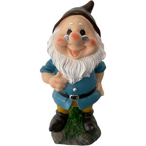 SET DA GIARDINO ESTERNO 8pz POLIRESINA BIANCANEVE H. 44cm CON 7 NANI H. 28cm 6130640