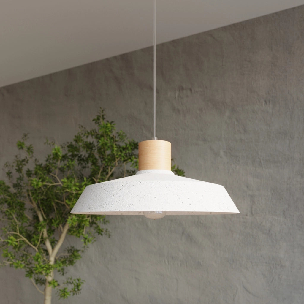 Lampada a sospensione in cemento TALMA E27 40 cm Pure Lume