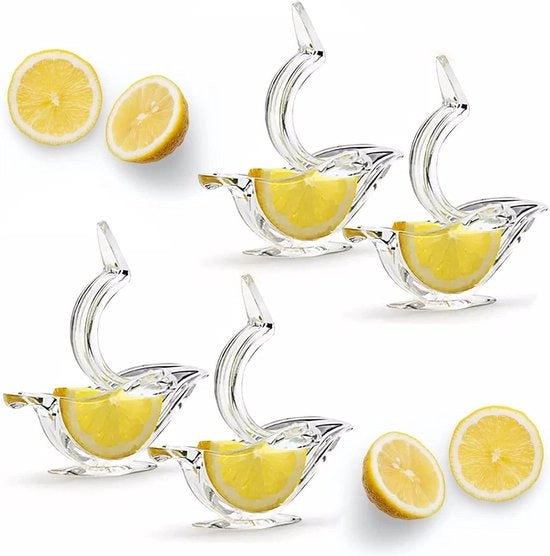 Spremifrutti a Citruso - Pacchetto da 4 - Spremifrutti a Citruso a Mano - Fai da Te - Spremi i Frutti con Facilità in Casa