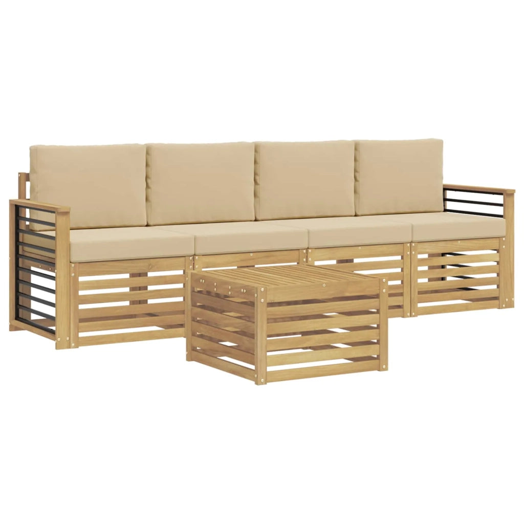 Set divani Legno di Acacia Massello