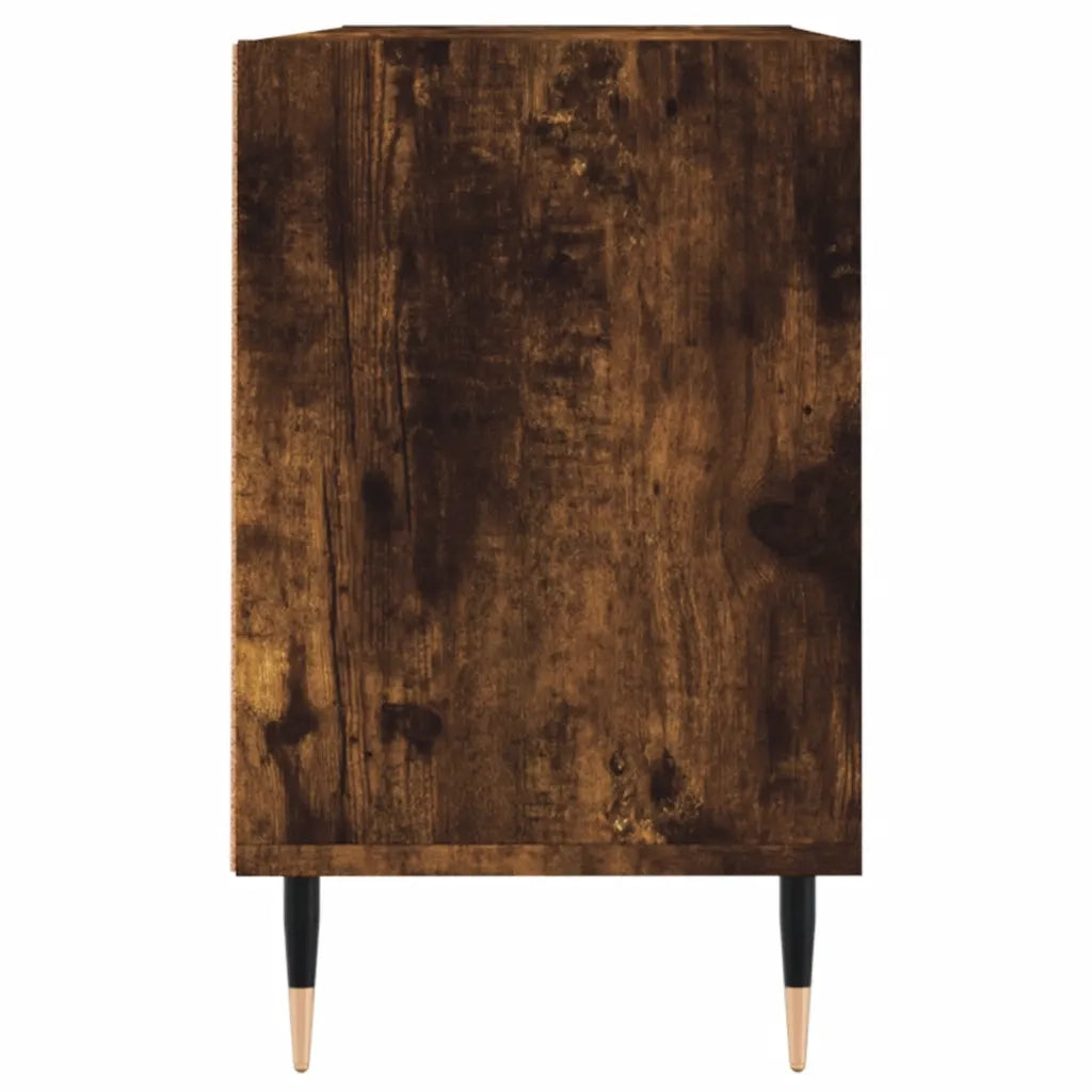 Mobile Porta TV-Mobile per TV-Credenza TV Rovere Fumo 103,5x30x50 cm in Legno Multistrato 442828